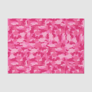 Army Camouflage Pink Pattern Background Tissue Paper