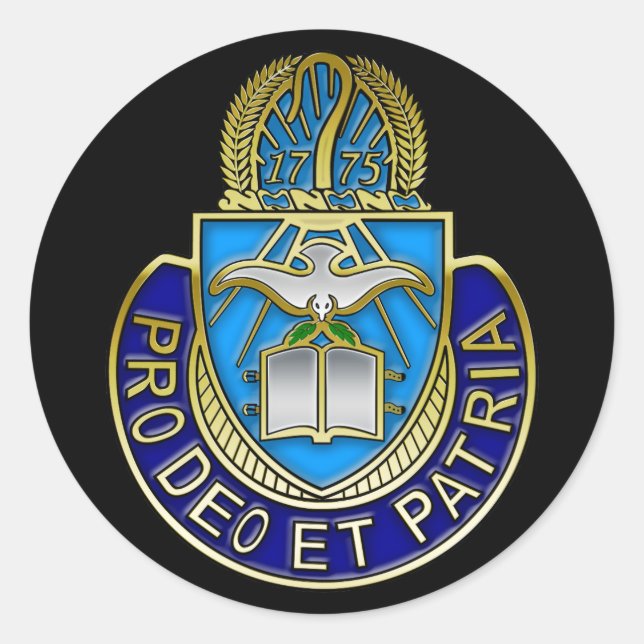 Army Chaplain Corp Crest Sticker (Front)