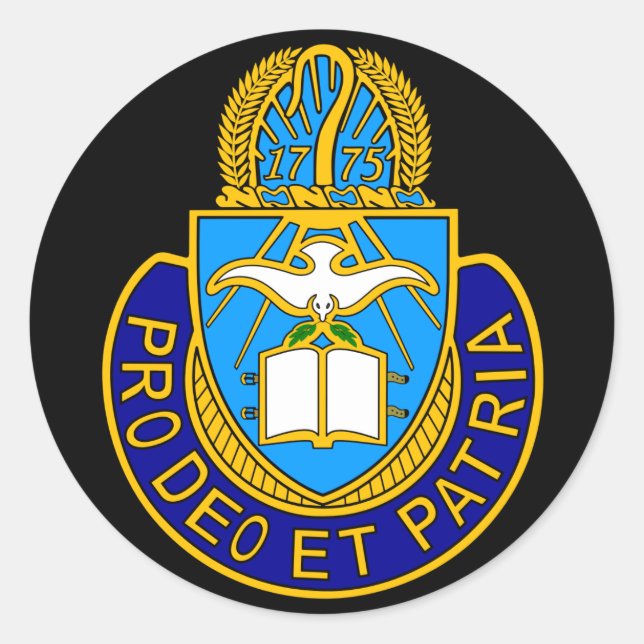 Army Chaplain Corp Crest Sticker (Front)