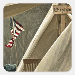 Army Chaplain Square Sticker