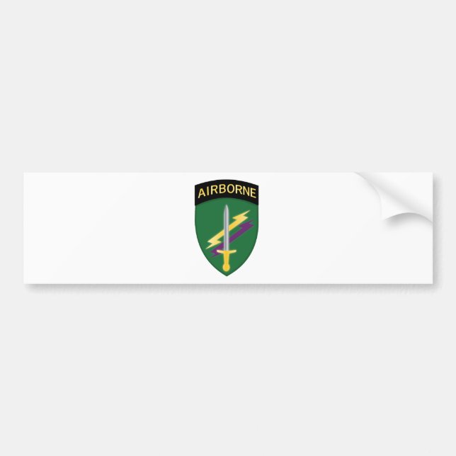 Army Civil Affairs and Psychological Operations Co Bumper Sticker (Front)