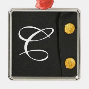 ARMY Class A Uniform Dre Monogram Initial Ornament