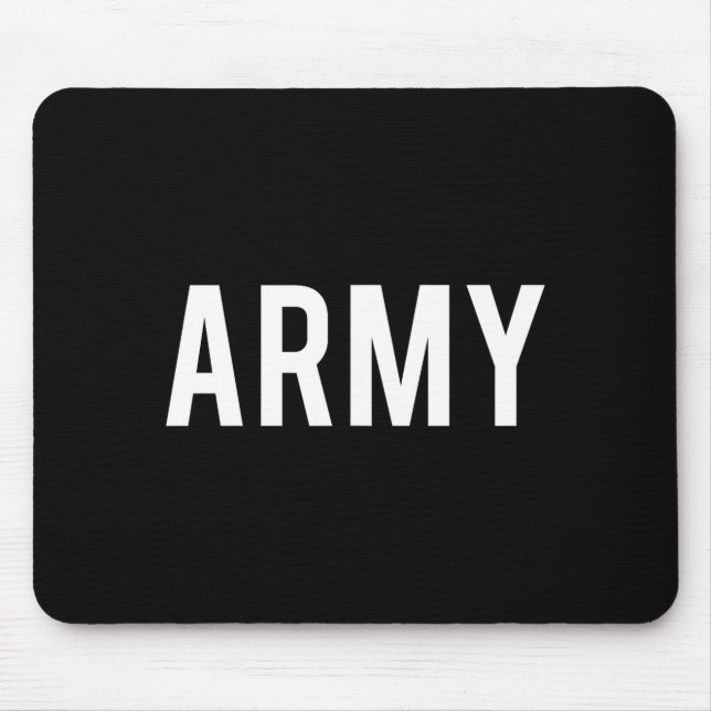 Army - Cool New Us American Vet Funny Gift Tee  Mouse Mat (Front)