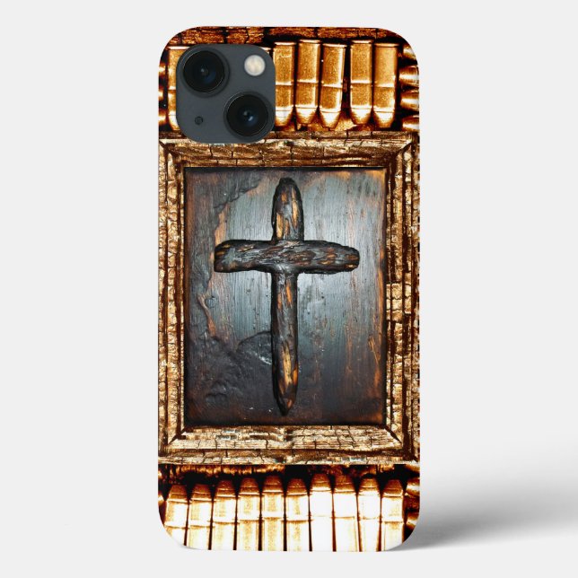 Army Cross Case-Mate iPhone Case (Back)