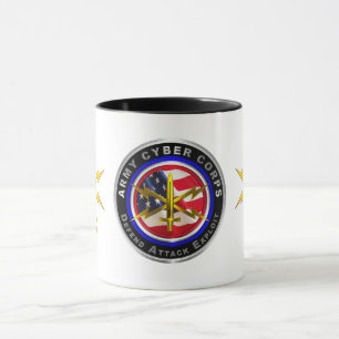 Army Cyber Corps Veteran Mug