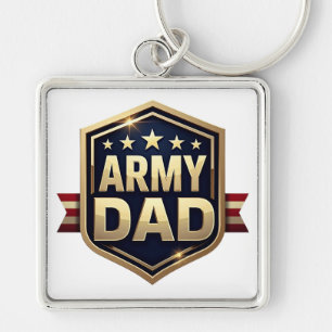 Army Dad Key Ring