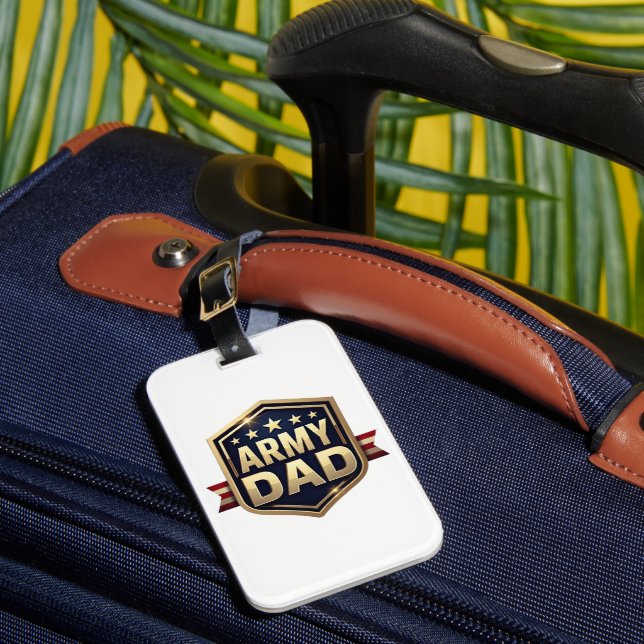 Army Dad Luggage Tag (Front Insitu 1)