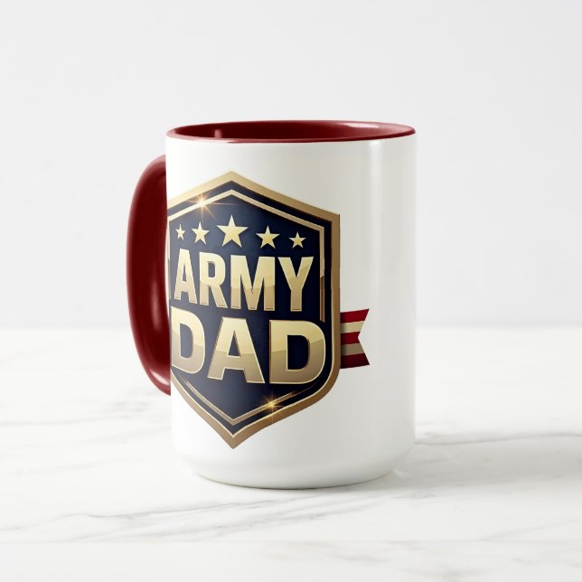 Army Dad Mug (Front Left)