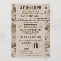 Army Desert Camouflage Military Birthday