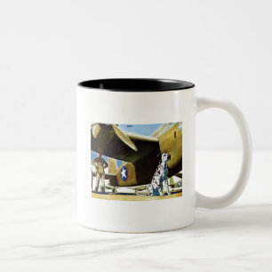 Army Dog Two-Tone Coffee Mug