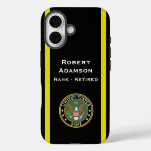 Army Emblem and colors personalize iPhone 16 Case