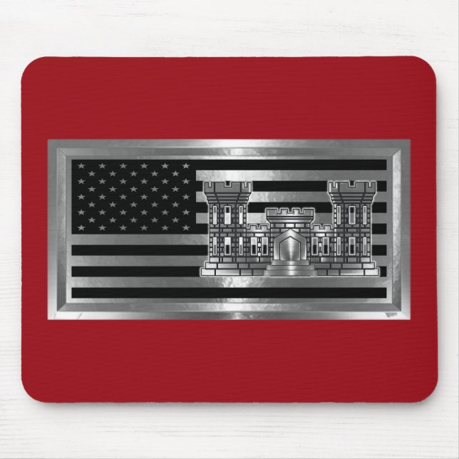 Army Engineer Mouse Mat (Front)