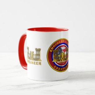 Army Engineer Soldier and Veteran Mug
