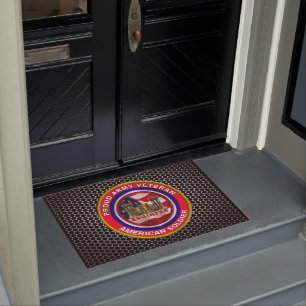 Army Engineer Veteran  Doormat
