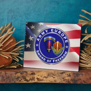 Army Europe Headquarters Army Veteran Plaque