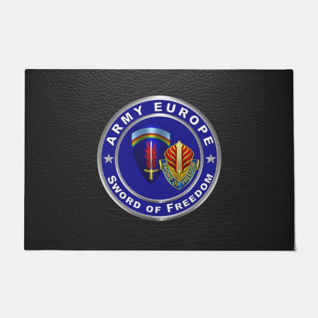 Army Europe USAREUR  Doormat (Front)