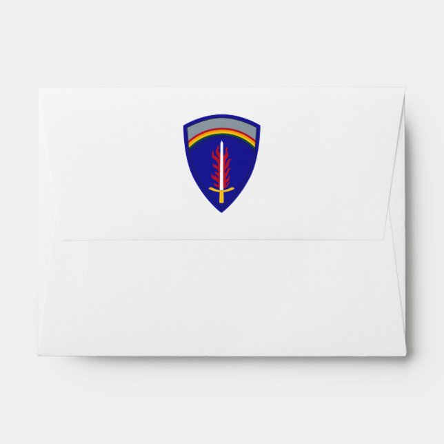 Army Europe USAREUR Envelope (Back (Top Flap))