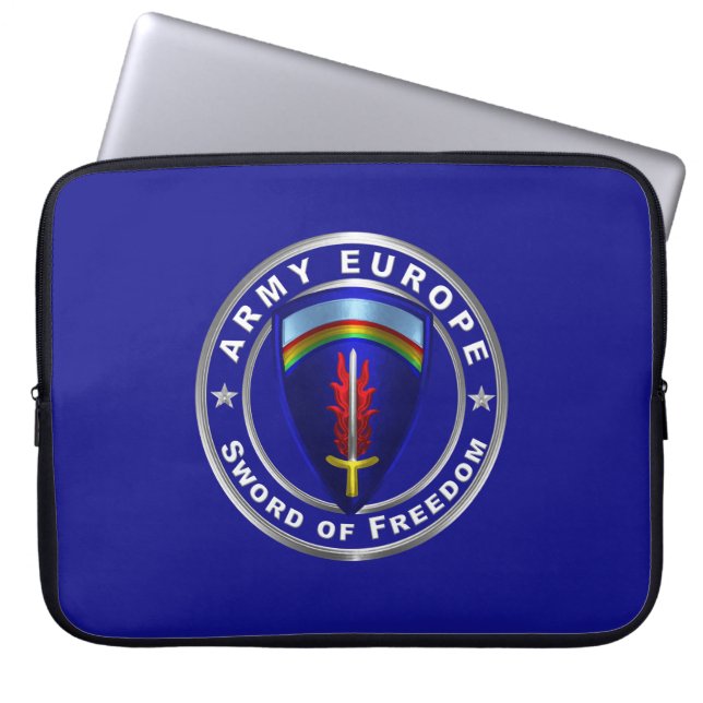 Army Europe USAREUR  Laptop Sleeve (Front)