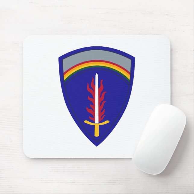 Army Europe USAREUR Mouse Mat (With Mouse)