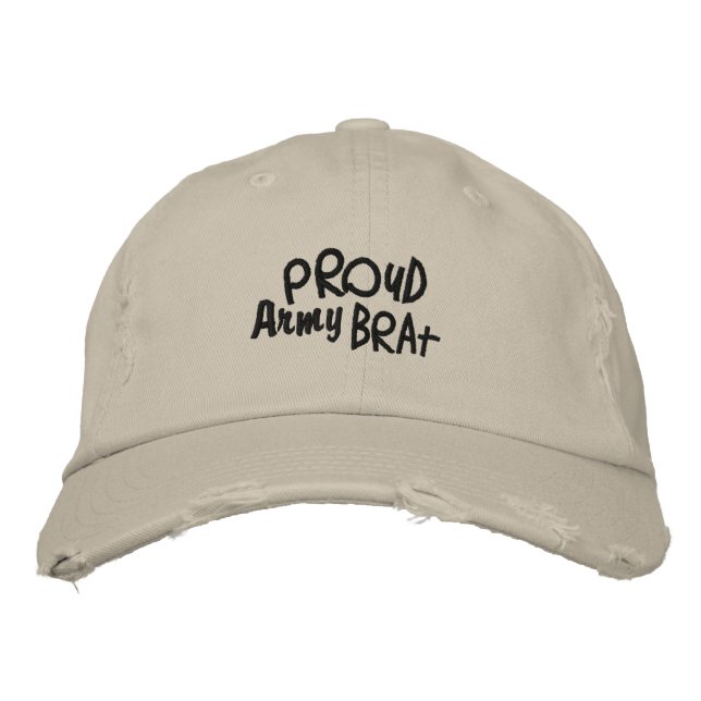 Army Family Fun  Embroidered Hat (Front)