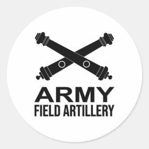 Army Field Artillery Branch Us Usa 1 Classic Round Sticker