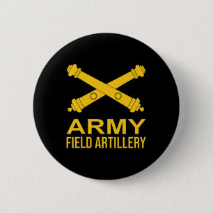 Army Field Artillery Branch Us Usa  6 Cm Round Badge