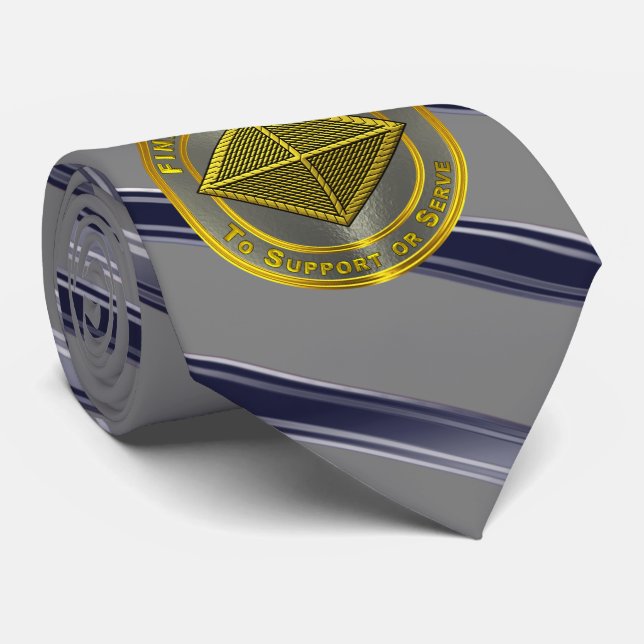 Army Finance Corps Veteran Tie (Rolled)