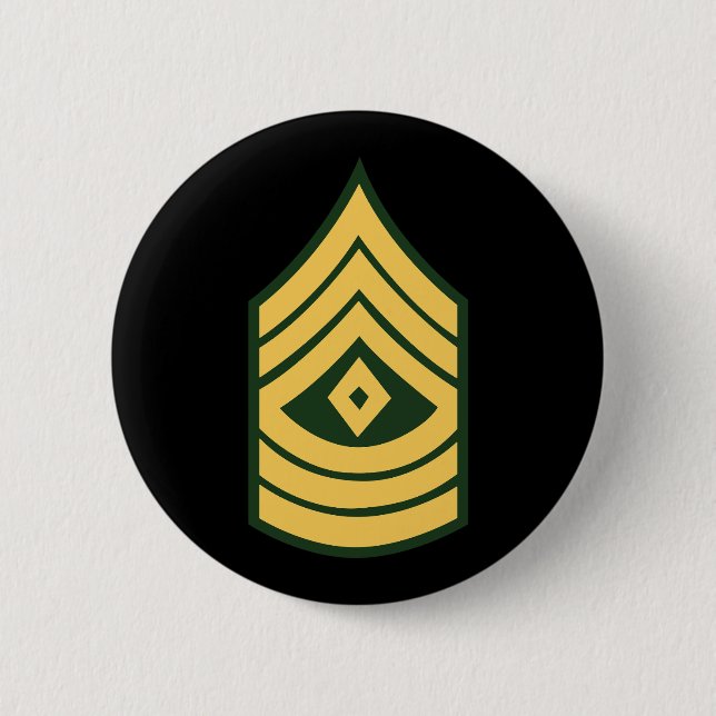 Army - First Sergeant E-8 (1SG) 6 Cm Round Badge (Front)