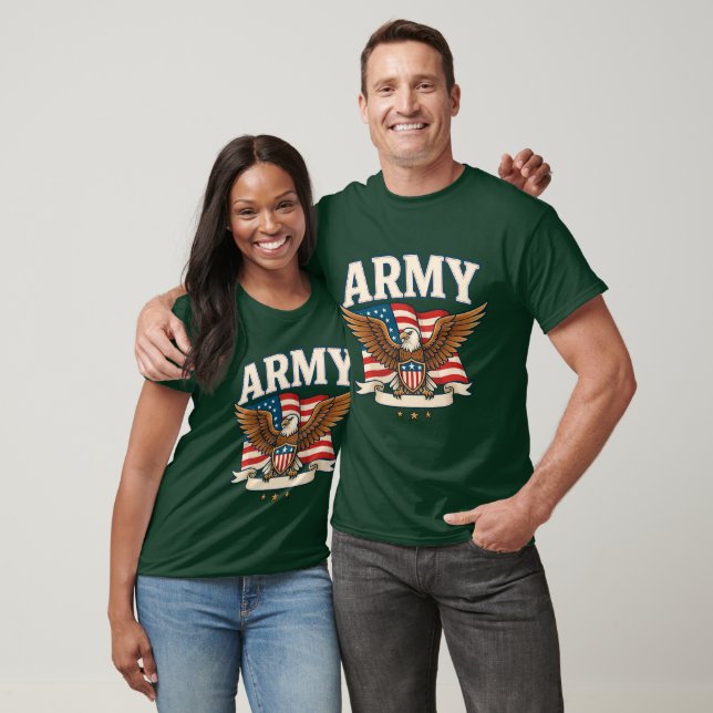 Army Flag Shield Tshirt (Unisex)