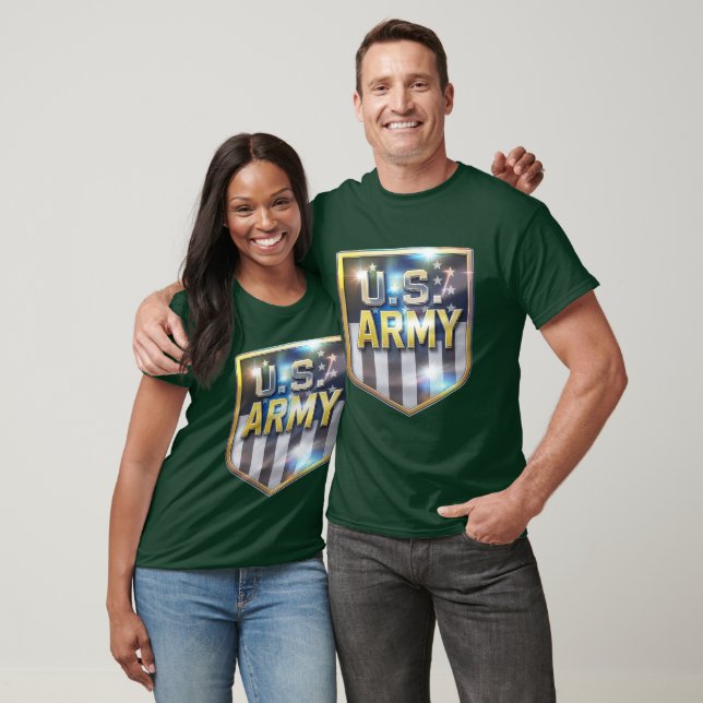 Army Flag Shield Tshirt (Unisex)