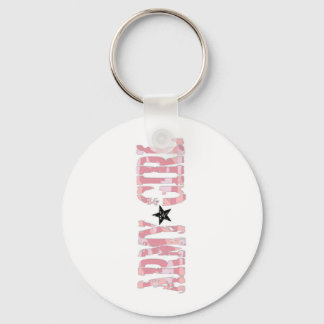 army girl pink key ring
