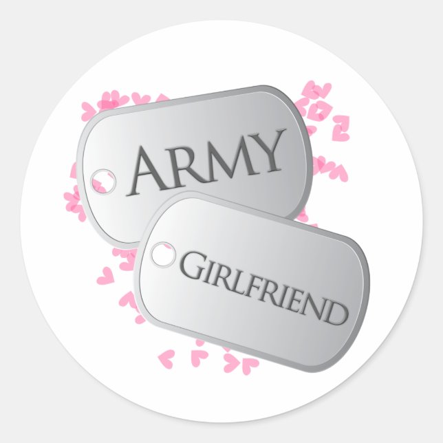 Army Girlfriend Dog Tags (Front)