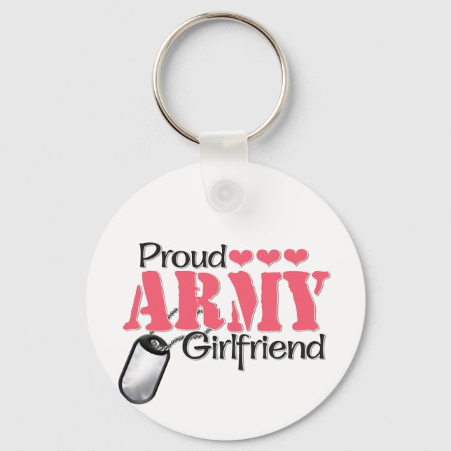 Army Girlfriend Key Ring (Front)
