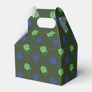 Army Green & Blue Paintball Party Favour Box