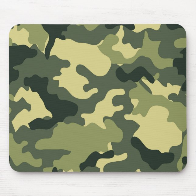 Army Green Camo Mousepad (Front)