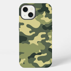 Army Green Camouflage Pattern iPhone 13 Case