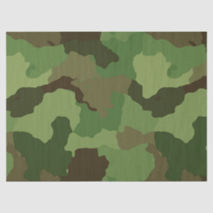 Army Green Camouflage Tissue Paper