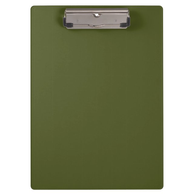 Army Green Clipboard – Simple and Professional (Front)