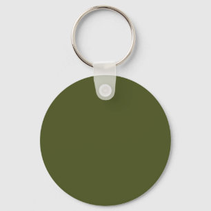 Army green (solid color) key ring
