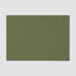 Army green (solid colour)  tissue paper