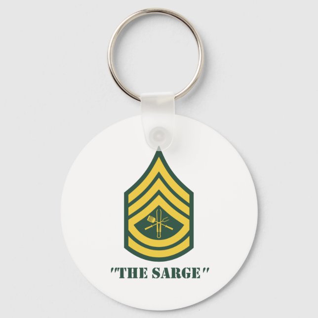 Army Grill Sergeant Key Ring (Front)