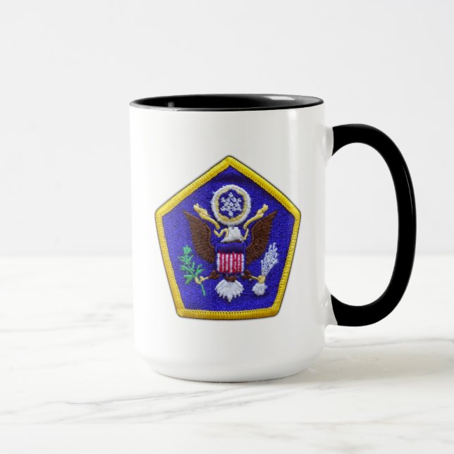 Army Headquarters Company veterans patch Mug. Mug (Right)
