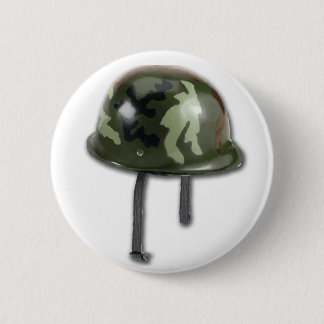 Army Helmet 6 Cm Round Badge