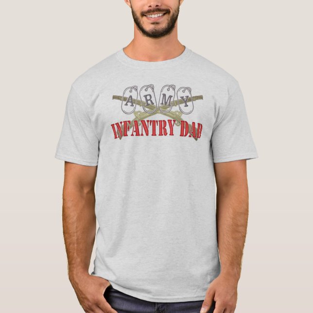 Army Infantry Dad T-Shirt (Front)