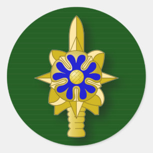 Army Intelligence Service insignia Classic Round Sticker