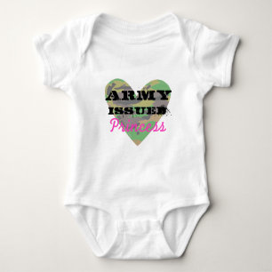 Army Issued Princess Baby Bodysuit