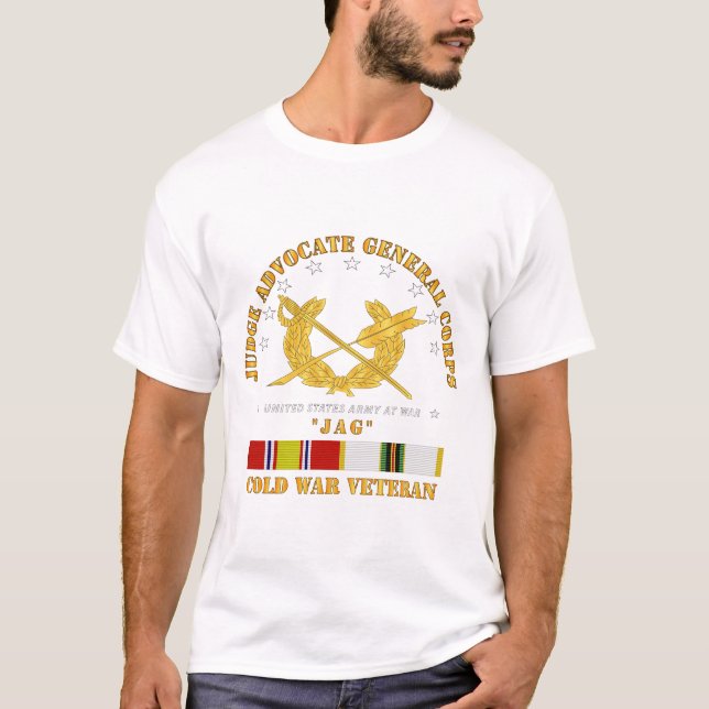 Army - JAG Branch w COLD SVC T-Shirt (Front)
