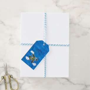 Army Jet "Art by Kids" Gift Tags