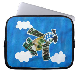Army Jet "Art by Kids" Laptop Sleeve