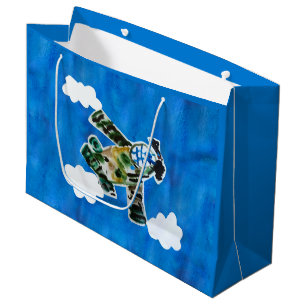 Army Jet "Art by Kids" Large Gift Bag